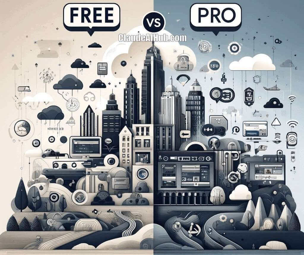Claude 3 Free vs Pro Comparison Table